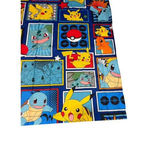 Pokemon Kids Room 2 Window Curtains Drapes Set Each Panel 40X65 - Picture 2 of 11